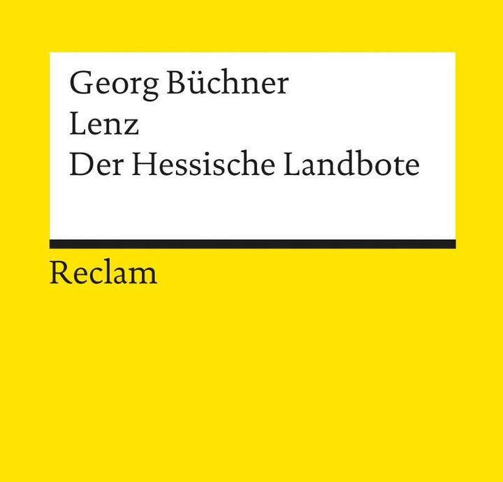 Produktbild Lenz. Der hessische Landbote (Deutsch, Georg Büchner, 1986)