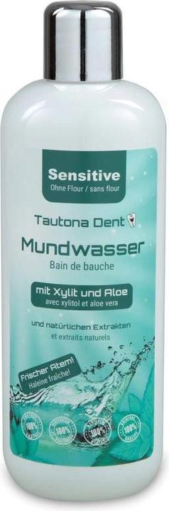 Tautona Mundwasser Sensitive mit Xylit + Aloe (460 ml, Mundwasser)