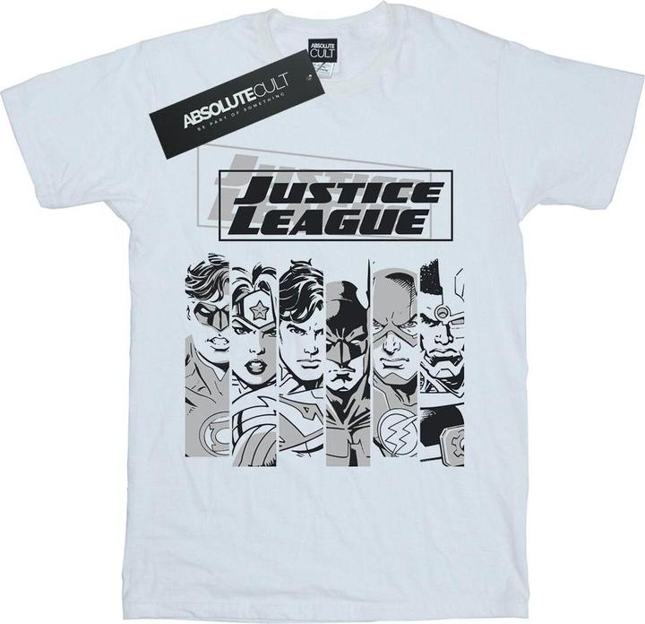 Actual product image Mens Justice League Stripes T-Shirt (L)