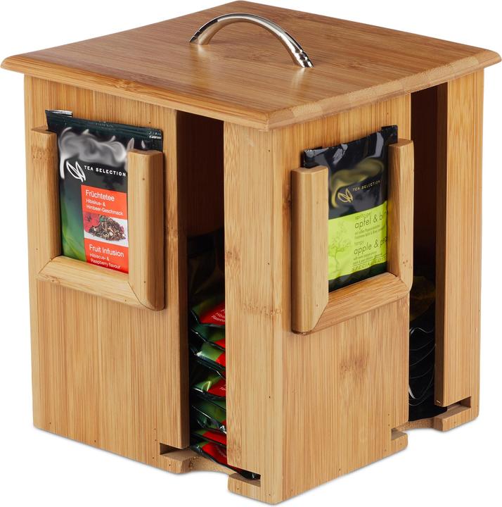 Immagine prodotto Relaxdays Tea box girevole