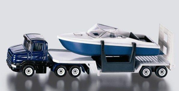 Produktbild Siku Tieflader mit Boot