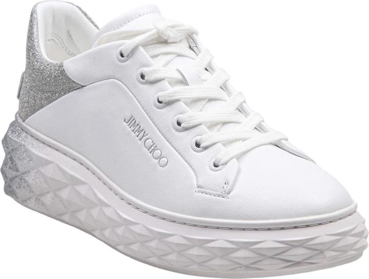 Image du produit Jimmy Choo white leather sneakers with glitter degrade (40)