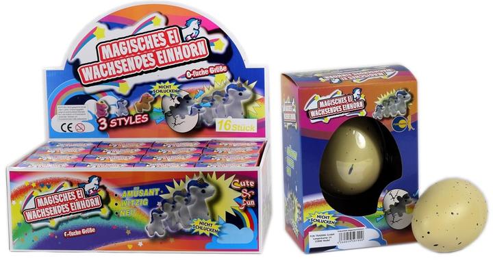 Actual product image Fun trading Magic eggs "Unicorn"