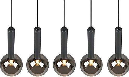 Produktbild Trio 310300532Pendelleuchte schwarz 'Clayton' 5flg (E27)