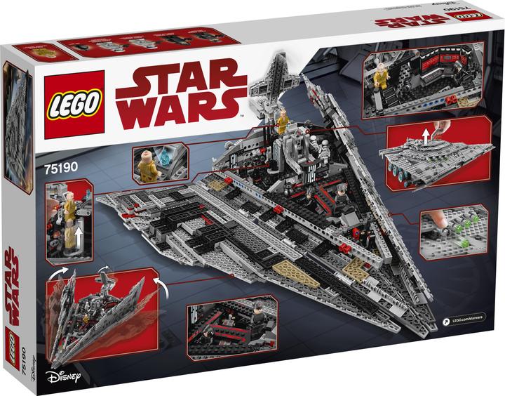 Immagine prodotto LEGO Cacciatorpediniere del Primo Ordine (75190, LEGO Star Wars)