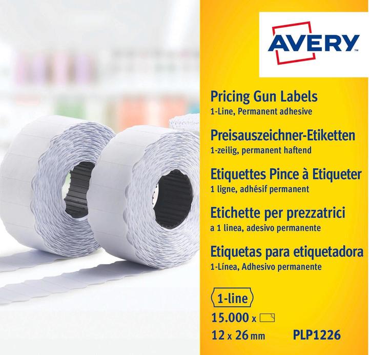 Actual product image Avery Price labels