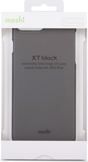 Image du produit Moshi XT Black Extremely Thin snap-on case for iPhone 8/7 Plus - Stealth Black (Apple iPhone 8 Plus, Apple iPhone 7 Plus)