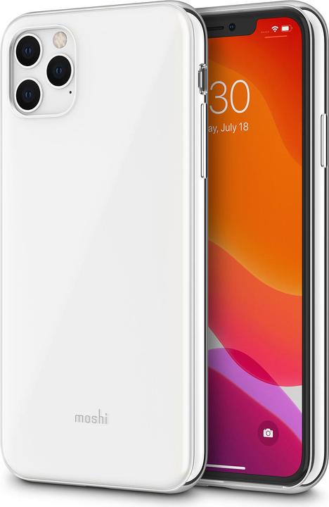Produktbild Moshi iGlaze for iPhone 11 Pro Max - Pearl White (Apple iPhone 11 Pro Max)
