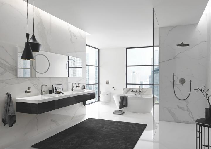 Immagine prodotto Grohe Raccordo a parete piegato Doccia a pioggia 1/2" rd Ros ha graph piegato