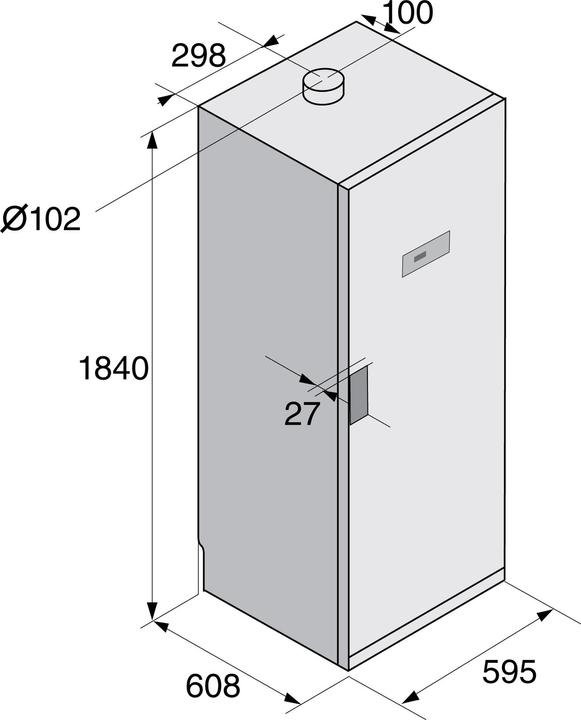 Actual product image Asko DC7784V.S Drying cabinet, stainless steel