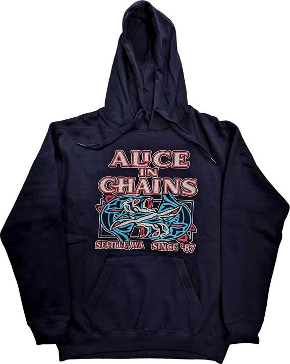 Alice In Chains Erwachsene Totem Fisch Pullover Hoodie (XXL)