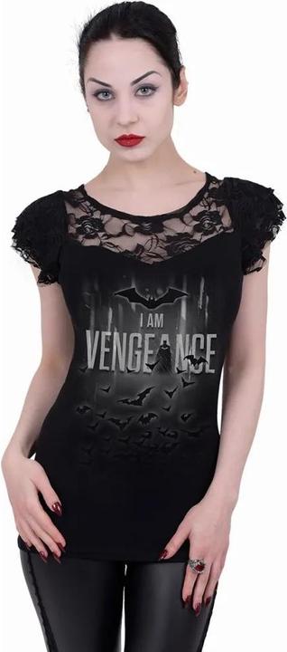 Produktbild Spiral I Am Vengeance TShirt Spitzendetail Kurze Ärmel (L)