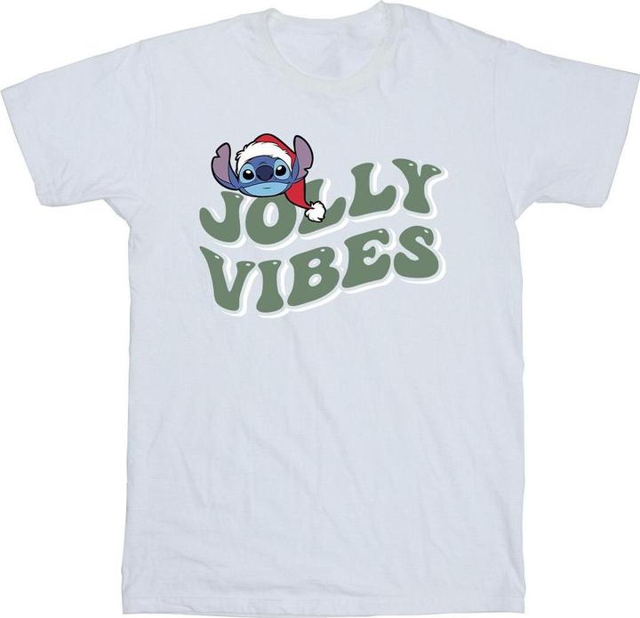 Immagine prodotto Disney Lilo & Stitch Jolly Chilling Vibes Maglietta Uomo (S)