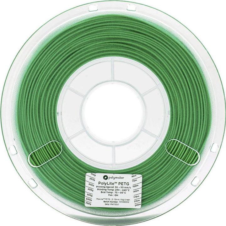 Polymaker PolyLite PETG - Green - 2.85mm (PETG, 2.85 mm, 1000 g, Grün)