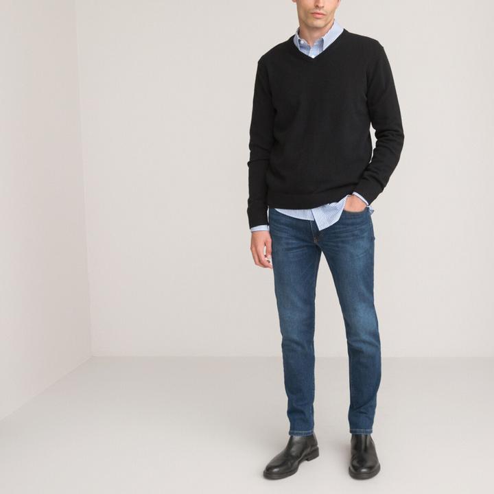 Produktbild La Redoute Collections Pullover mit V-Ausschnitt (S)