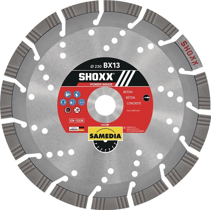 Samedia Diamond saw blade SHOXX BX13