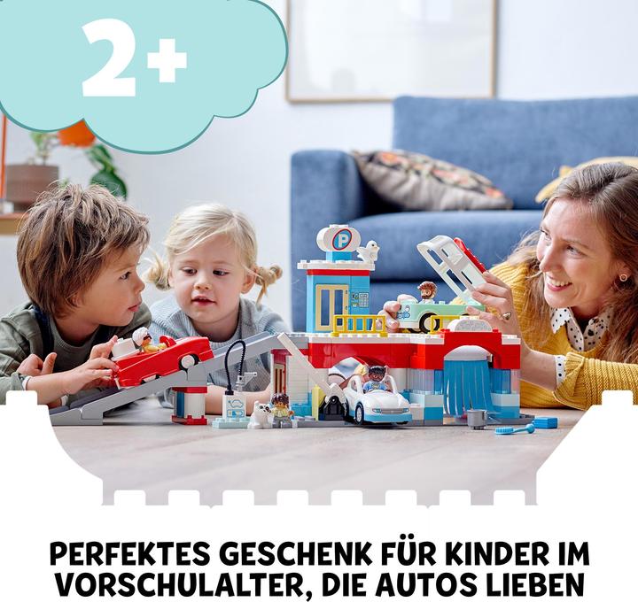Produktbild LEGO Parkhaus mit Autowaschanlage (10948)