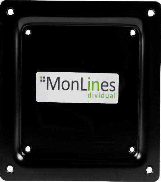 MonLines V005B VESA adapter from 75x75 to 100x100 mm (Mounting- / Adapterplates)