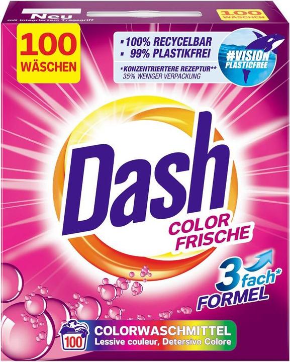 Dash Color Frische (100 Waschgänge, Waschpulver)