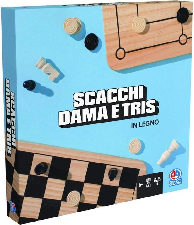 Produktbild Spin Master EG Classic Checkers & Chess, Tris in Wood