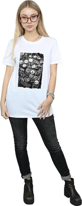 Produktbild AC/DC Badges Kollektion Baumwolle Boyfriend TShirt (XXL)