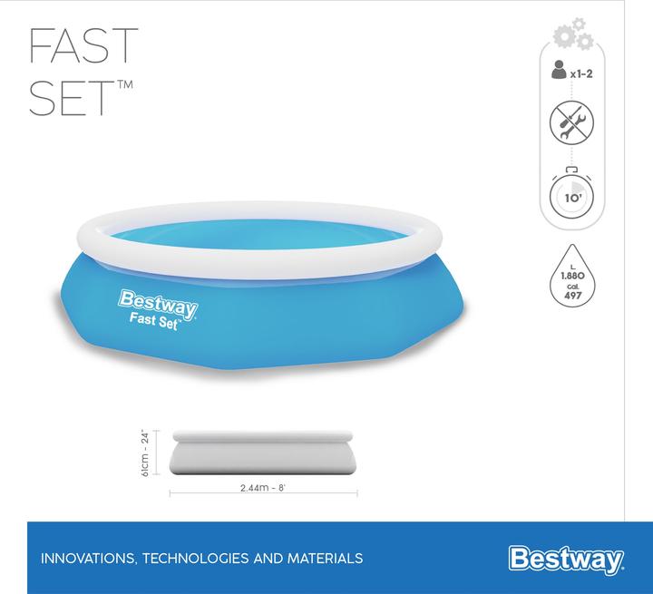 Produktbild Bestway Fast Set (244 x 66 cm)