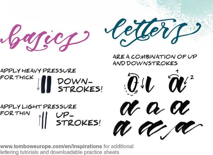Actual product image Tombow Lettering-Set Advanced (Multicoloured, 10 x)