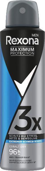 Rexona Deo Spray Maximum Protection Cobalt Dry 150 ml (Spray, 150 ml)