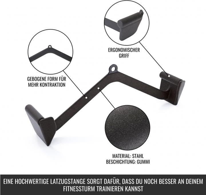 Produktbild Gorilla Sports Latzug-/Rudergriff