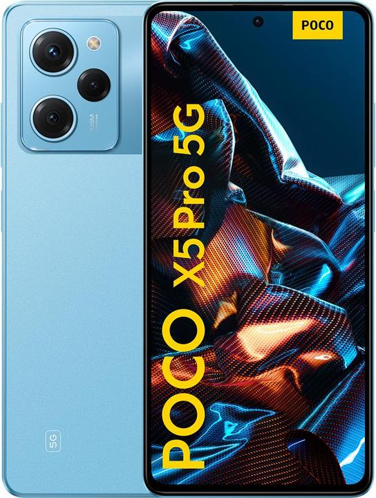 Xiaomi Poco X5 Pro 5G (256 GB, Blau, Blue, 6.67", Dual SIM, 108 Mpx, 5G)