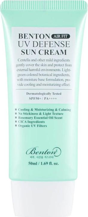 Benton Air Fit Uv Defence Sun Cream (Sun cream face, SPF 50, 50 ml)