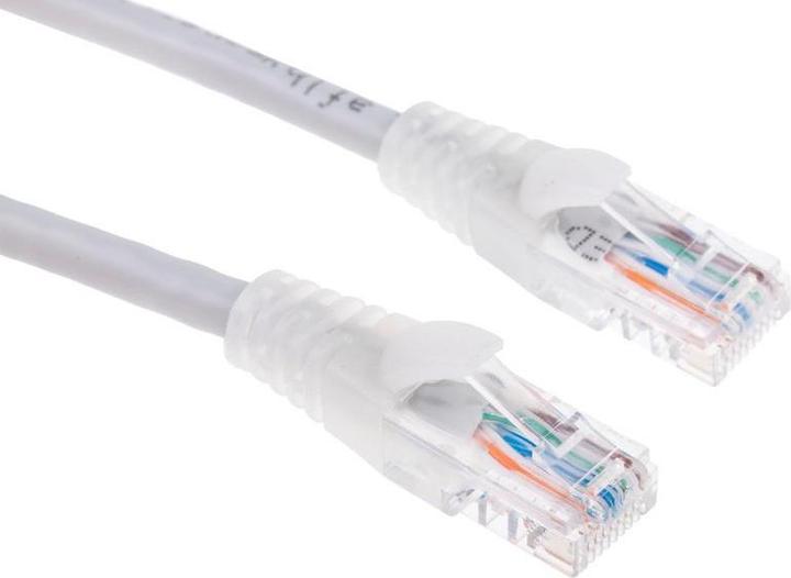 Produktbild Rs Pro Ethernetkabel Cat.5e, 1m, Grau Patchkabel, A RJ45 U/UTP Male, B RJ45, PVC (U/UTP, CAT5e, 0.22 m)