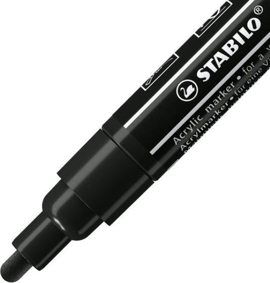 Image du produit STABILO FREE Acrylic Acrylmaker (Noir, 10 mm, 3 x)