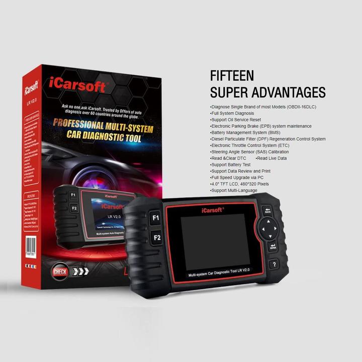 Produktbild ICarsoft OBD II LR V2.0