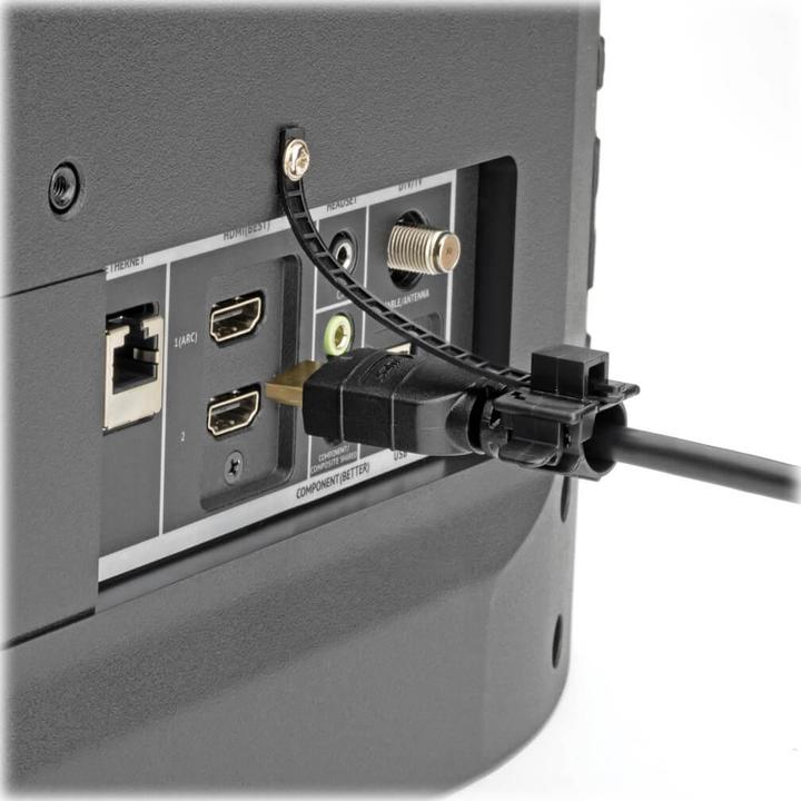 Image du produit Eaton HDMI Cable Lock Clamp/Tie/Screw (pince/boucle de câble HDMI) (0.16 m, HDMI)