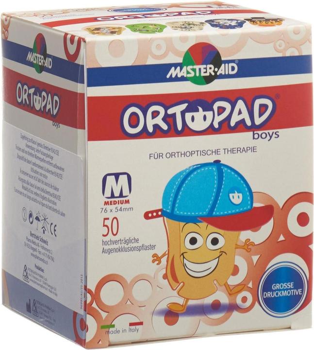 Image du produit Master Aid Patch oculaire Garçons moyens 50 pièces (50 x)