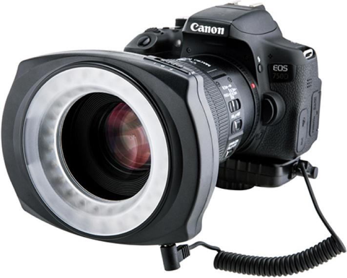Actual product image JJC LED 48IO Macro LED Right Light Ringflitser