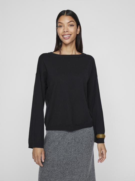 Actual product image Vila U-boat neck knitted jumper (M)