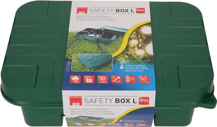 Actual product image Max Hauri SAFETY BOX L Outdoor cable box IP55
