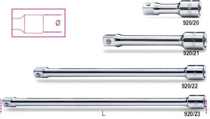Produktbild Beta Tools Bohrerverlängerung (Silbern, 12.50 cm)