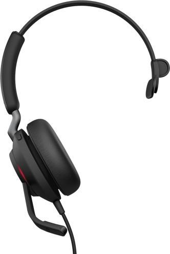 GN Netcom JABRA Evolve2 40 SE MS Mono USB C/A (Cable, USB-A)