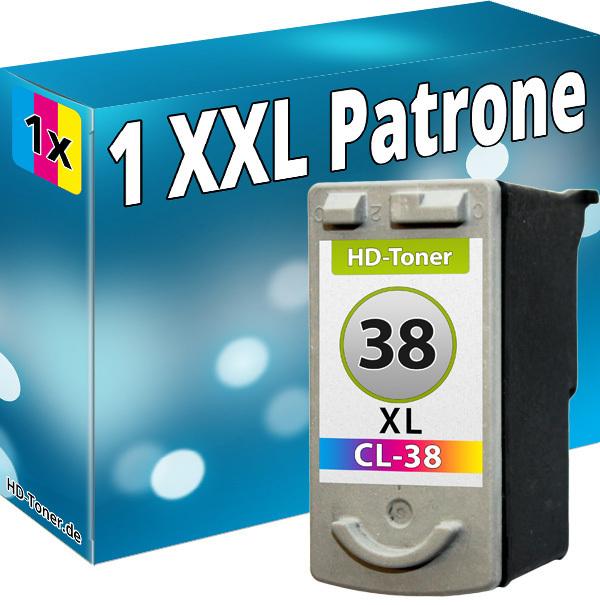 Produktbild Druckfuxx TINTE PATRONEN für CANON CL 38 COLOR IP1800 IP1900 IP2500 IP2600 MX30