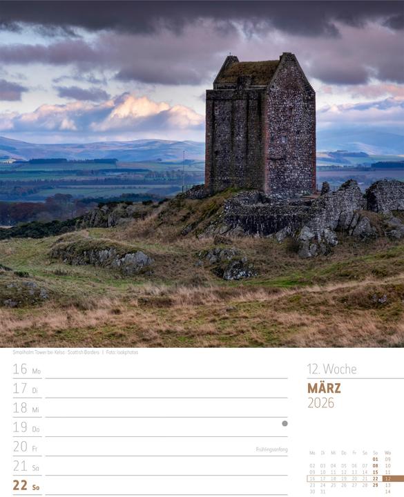 Actual product image Schottland - Zwischen Highlands und Hebriden - Wochenplaner Kalender 2026 (25 x 33 cm, Hardcover, German)