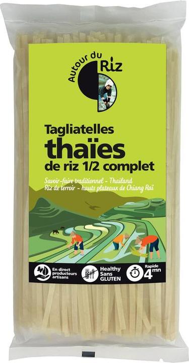 Produktbild Autour du Riz Thai Tagliatelle aus 1/2 Vollkornreis (Kochen: 5')