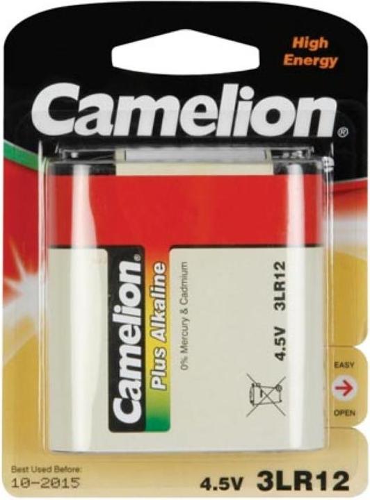 Immagine prodotto Camelion ALKALI-MANGAN - BATTERIA PIATTA - 4,5 V - 5900 mAh 4912.121.411 (1 pz/blister) (1 pz.)