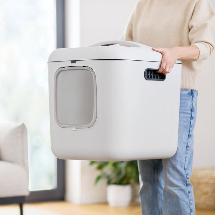 Actual product image Rotho BIALA XL cat litter tray (Cat litter box closed)