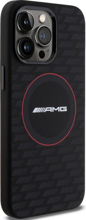 Image du produit Mercedes AMG AMHMP15X23SMRK iPhone 15 Pro Max 6.7" czarny/black hardcase Silicone Carbon Pattern MagSafe (Apple iPhone 15 Pro Max)