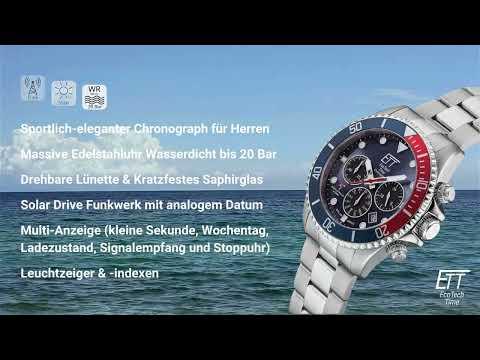 Produktbild ETT EGS-11609-35M (Funkuhr, Digitaluhr, Analoguhr, Chronograph, 44 mm)