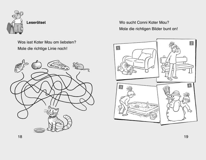 Actual product image Freche Conni-Geschichten zum Lesenlernen: Conni sucht Kater Mau, Conni und die Prinzessin, Conn (German, Julia Boehme, Herdis Albrecht, 2022)