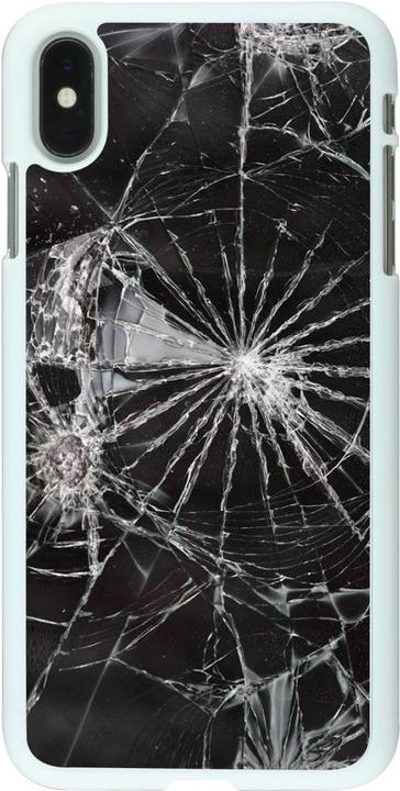 Produktbild PhoneLook Hülle weiss Broken Screen (Apple iPhone XS Max)